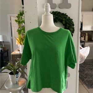 Zara Vibrant Green Short Sleeve Tee